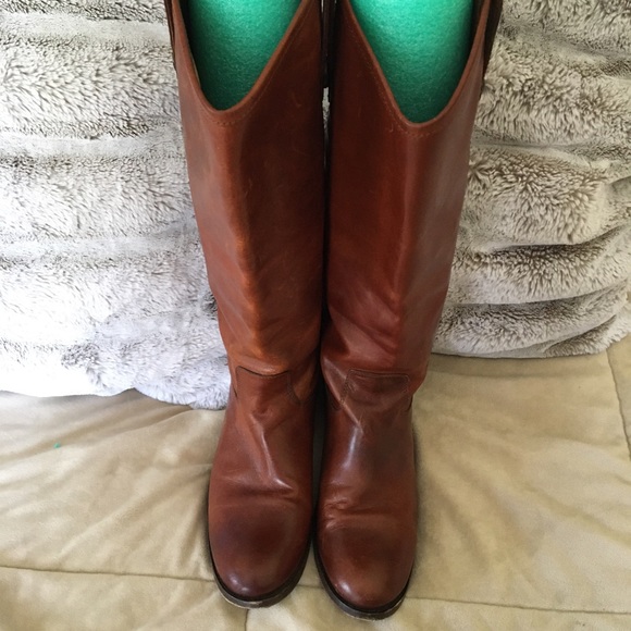 EUC Frye Melissa button boots in Cognac 8 1/2 - Picture 3 of 12